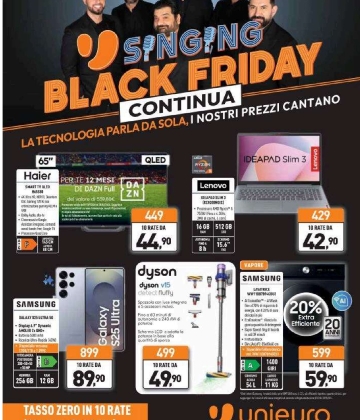 Singing Black Friday Continua